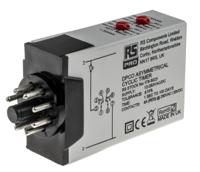 178-5023 RS PRO Plug In Timer Relay, 12 → 240V ac/dc, 0.1 s → 10days, 1-Function, DPDT
