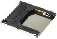 dm1aa-sf-pej72 Hirose 9 Way Right Angle SD Card Memory Card Connector With Solder Termination