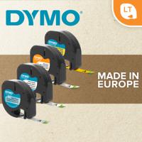 s0721650 Dymo Black on Blue Label Printer Tape, 4 m Length, 12 mm Width