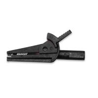 bu-110-0 Mueller Electric Crocodile Clip Crocodile Clip Connection, Nickel-Plated Steel Contact, 6A, Black