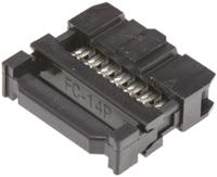 t812114a101ceu Amphenol Communications Solutions 14-Way IDC Connector Socket for Cable Mount, 2-Row