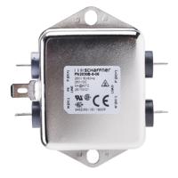 fn2030b-6-06 Schaffner, FN2030 6A 250 V ac/dc 400Hz, Chassis Mount EMI Filter, Fast-On, Single Phase
