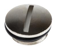 52103105 Lapp Blanking Plug, M12, Nickel Plated Brass, 14mm Diameter, Threaded