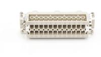 208-4509 RS PRO Heavy Duty Power Connector Insert, 16A, Male, 24 Contacts