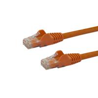 n6patc10mor StarTech.com, 10m Cat6, Orange RJ45 to Male RJ45 Male, U/UTP Unshielded, Terminated PVC Sheath