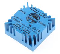 70003k Nuvotem Talema 115 V ac, 230 V ac, 2 x 15V ac Toroidal Transformer, 1.6VA 2 Output