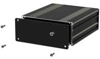 195-1525 RS PRO Black Aluminium Instrument Case, 80 x 108.5 x 45mm