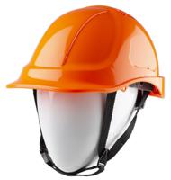 161-8136 Portwest Orange Safety Helmet with Chin Strap, Ventilated
