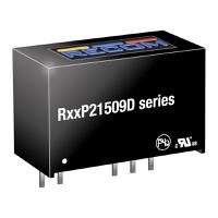 r12p21509d Recom R12 DC-DC Converter, -9V dc/ -111mA Output, 10.8 → 13.2 V dc Input, 2W, Through Hole, +90°C Max Temp -40°C
