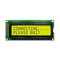 nhd-0216bz-fl-ybw NEWHAVEN DISPLAY INTERNATIONAL NHD-0216BZ-FL-YBW Alphanumeric LCD Alphanumeric Display, Yellow-Green on Yellow/Green, 2
