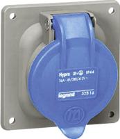 0-520-18 Legrand IP44 Blue Socket, Rated At 16A