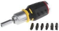 fmht0-62688 Stanley Phillips, Pozidriv, Slotted Ratchet Screwdriver & Bit Set