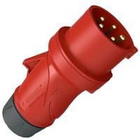 13510 MENNEKES, PowerTOP Xtra IP54 Red 5P Connector Plug, Rated At 16A, 400 V