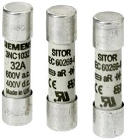 3nc1012 Siemens 12A Cartridge Fuse, 10 x 38mm