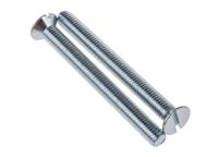 908-7438 RS PRO Slot M5 Countersunk Steel Machine Screws DIN 963 x 50.0mm