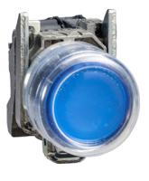 xb4bp683b5ex Schneider Electric XB4 Series Illuminated Push Button Complete Unit, 22mm Cutout, SPST-NO, IP65
