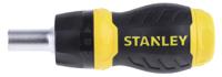 0-66-358 Stanley 1/4 in Hexagon Phillips, Pozidriv, Slotted Ratchet Screwdriver