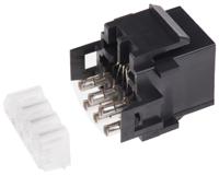 216000-2 TE Connectivity DEC Connect Series Female RJ11 Modular Jack Connector, Cable Mount Straight 6 -Way