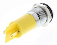 210-153 RS PRO Yellow Panel Mount Indicator, 230V ac, 14mm Mounting Hole Size, IP67