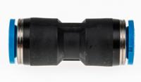 qs-8 Festo QS Series Straight Tube-to-Tube Adaptor, Push In 8 mm to Push In 8 mm, Tube-to-Tube Connection Style, 153033