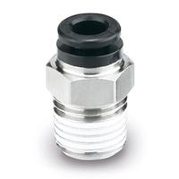 kqh06-02s-x1744 SMC KQ-X1744 Series Male Connector, 6 mm to R 1/4 Male, Threaded-to-Tube Connection Style, KQH06-02S-X1744