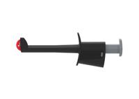 6001-ieciv-n Electro PJP Black Hook Clip, 20A, 1kV, 4mm Socket