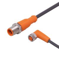 evc232 ifm electronic Male 1 way M12 to Female 1 way M8 Sensor Actuator Cable, 1 m
