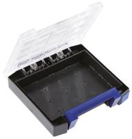 138260 Raaco Grey PC, PP Compartment Box, 55mm x 241mm x 225mm