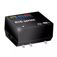 r1s-0512 Recom R1S DC-DC Converter, 12V dc/ 84mA Output, 4.5 → 5.5 V dc Input, 1W, Surface Mount, +100°C Max Temp -40°C