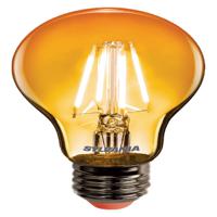 86306 Sylvania ToLEDo Retro Chroma A60 Orange E27 SL E27 LED Bulbs 4 W, Orange, Pear shape