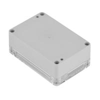 192-0723 RS PRO Grey ABS, Polycarbonate Enclosure, IP68, IK07, Transparent Lid, 105 x 70 x 40mm