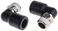 3109-12-17 Legris LF3000 Series Elbow Threaded Adaptor, R 3/8 Male to Push In 12 mm, Threaded-to-Tube Connection Style