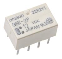 g6k-2p-12dc Omron PCB Mount Signal Relay, 12V dc Coil, 1A Switching Current, DPDT