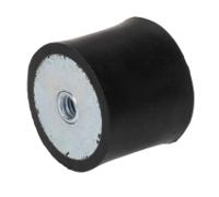126-4311 RS PRO M6 Anti Vibration Mount, Male to Female Bobbin with 28.93kg Compression Load