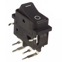 df62j12s2ahqa C & K DPST, On-Off Rocker Switch Panel Mount