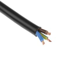491-954 RS PRO 3183Y 2.5 mm² 3 Core Power Cable, H05VV-F, Black PVC, 100m