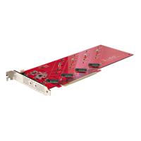 quad-m2-pcie-card-b StarTech.com 4 port M2 M-key M.2 Adapter Card