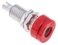 930175101 Hirschmann Test & Measurement Red Female Banana Socket, 4 mm Connector, Solder Termination, 16A, 30 V ac, 60V dc, Tin