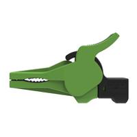 rs-sak-9230-ni-gn Schutzinger Crocodile Clip 4 mm Crocodile Clip Connection, Nickel Plated Contact, 32A, Green