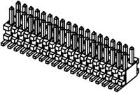 fte-110-01-g-dv Samtec FTE Series Straight Surface Pin Header, 20 Contact(s), 0.8 mm Pitch, 2 Row, Unshrouded
