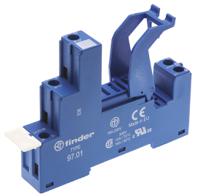 9701spa Finder 97 5 Pin 250V ac DIN Rail Relay Socket, for use with 46.61 and 46.52 Series Relay