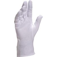cob4009 Delta Plus COB40 White Cotton Work Gloves, Size 9, Uncoated Coating