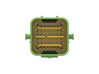 2366509-3 TE Connectivity, 2366509 Connector Housing Receptacle Green Cable Mount 48 Way, Cable Termination