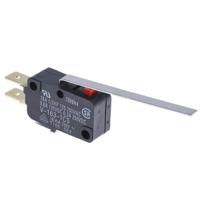 v-163-1c5 Omron Long Leaf Lever Micro Switch, Tab Terminal, 16 A @ 250 V ac, SPDT, IP40