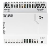 2868680 Phoenix Contact STEP POWER Switched Mode DIN Rail Power Supply, 85 → 264V ac ac Input, 48V dc dc Output, 2A