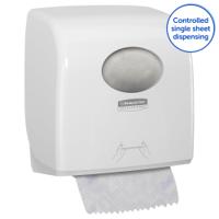 7955 Aquarius ABS White Wall Mounting Paper Towel Dispenser, 297mm x 192mm x 324mm