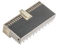 114809-5646489-1 ERNI 2mm Pitch Backplane Connector, Female, Right Angle, 5 Row, 110 Way