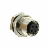 m12a-04pffs-sf8001 Amphenol Industrial Circular Connector, 4 Contacts, Panel, M12 Connector, Socket, Female, IP68, IP69K, M Series