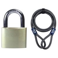 10c40 Squire Key Lock Brass Padlock, 6.35mm Shackle, 40mm Body