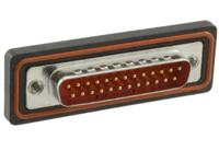 fwdr25pa-1727040047 FCT from Molex 172704 25 Way Panel Mount D-sub Connector Plug, 2.84mm Pitch, with 4-40 Screw Locks